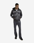 Hasta Muerte Muerte Cross Full Zip Hoodie  HMCROSSHOOD-BLK Black 4