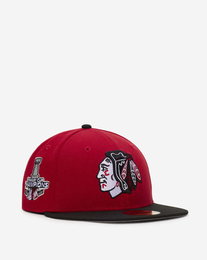 New Era 59Fifty Chicago Black Hawks Fire Red Fitted Hat 70946511 Red 1