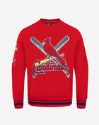 PRO STANDARD St. Louis Cardinals Mash Up Rib Fleece Crewneck  LSC5314669-RMR Red 1