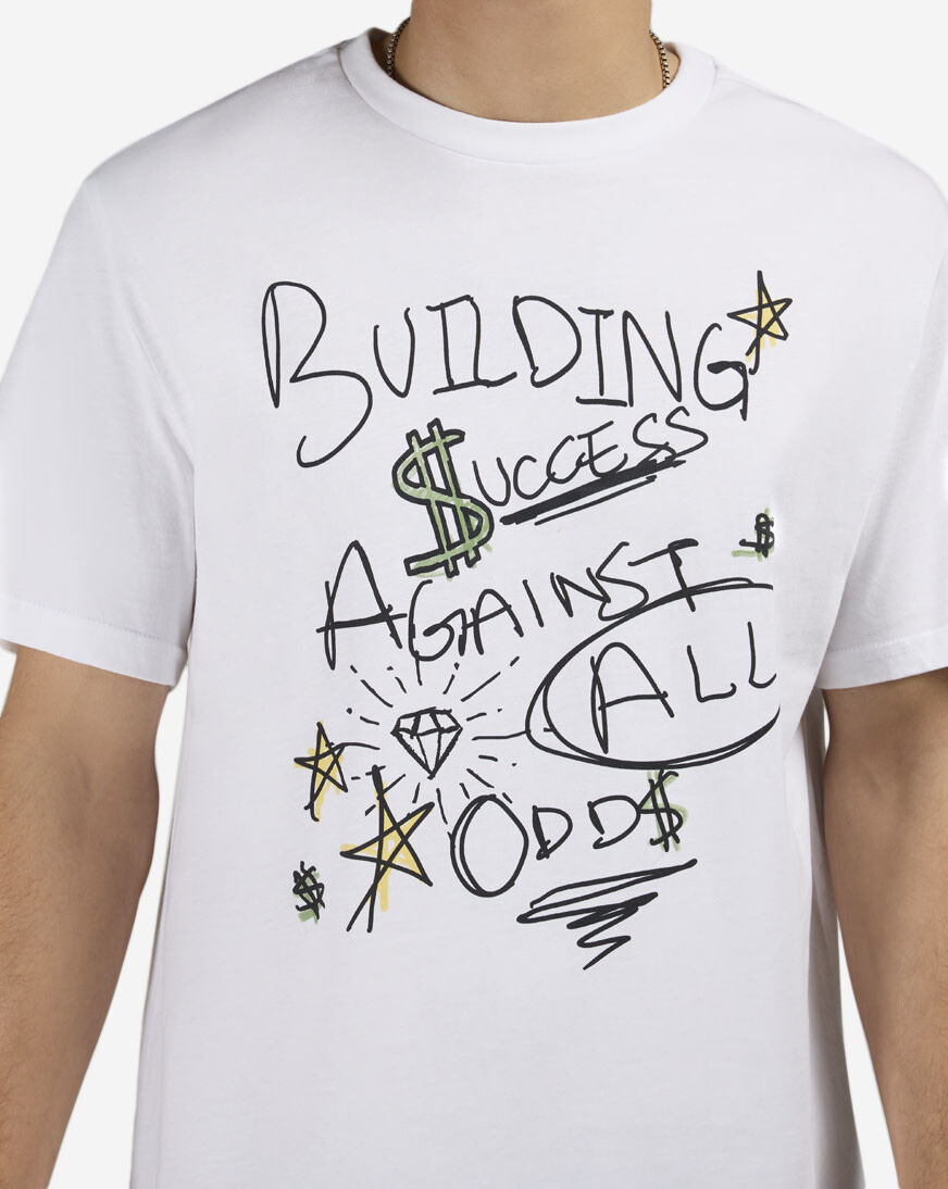Shop Mister Tee Build Success AOO Tee MTUS485-US-00220 white