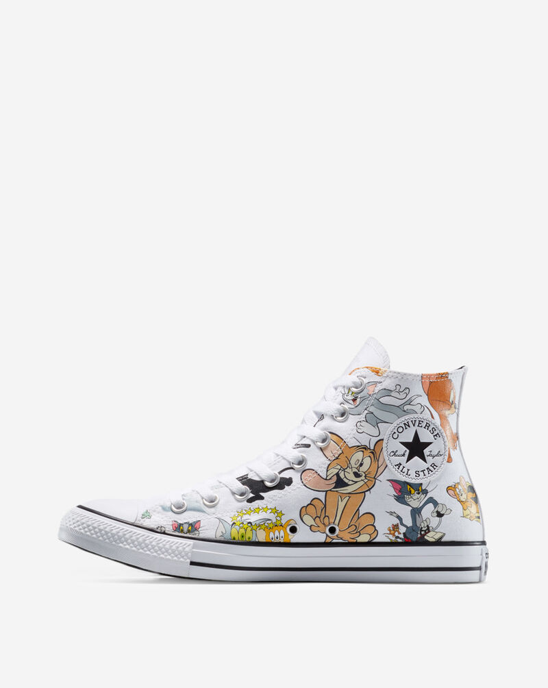 Converse Grade School Tom and Jerry Chuck Taylor All Star HI A15112CJ White 4