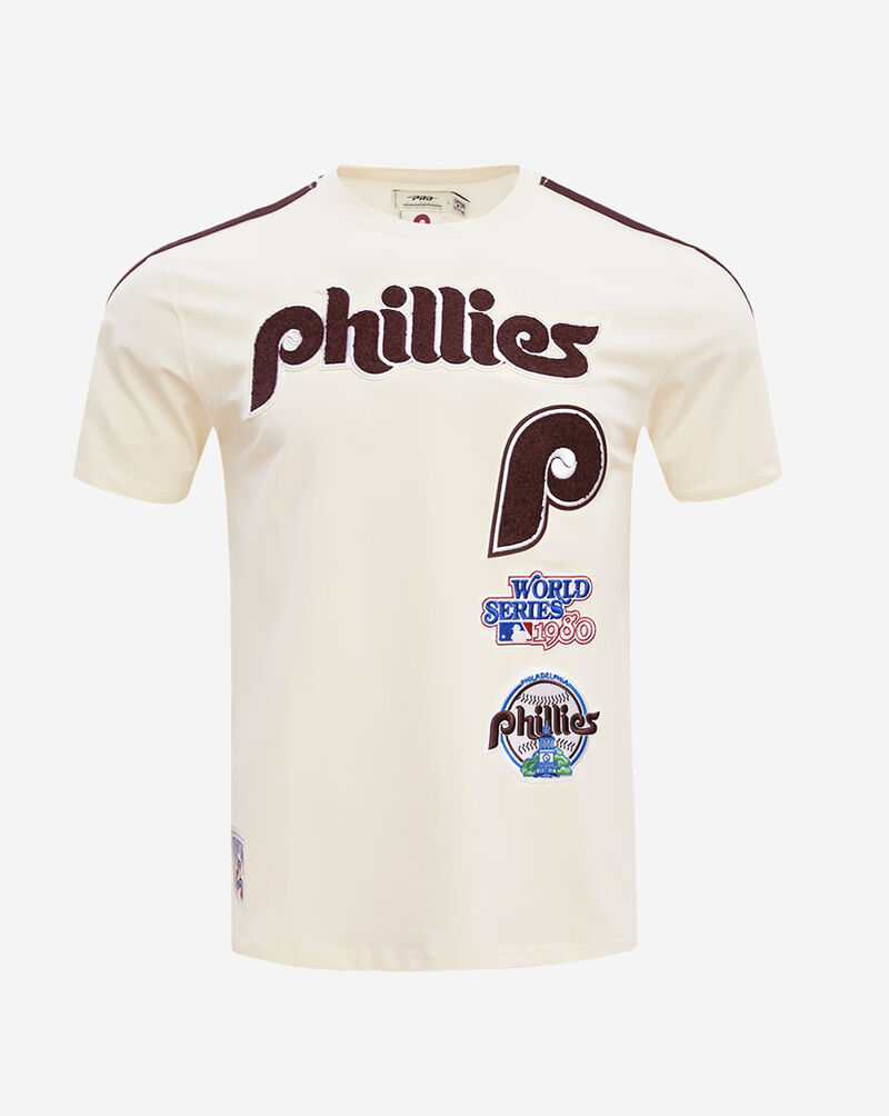 PRO STANDARD Philadelphia Phillies Retro Classic Striped Tee LPH135468-EGW cream 1
