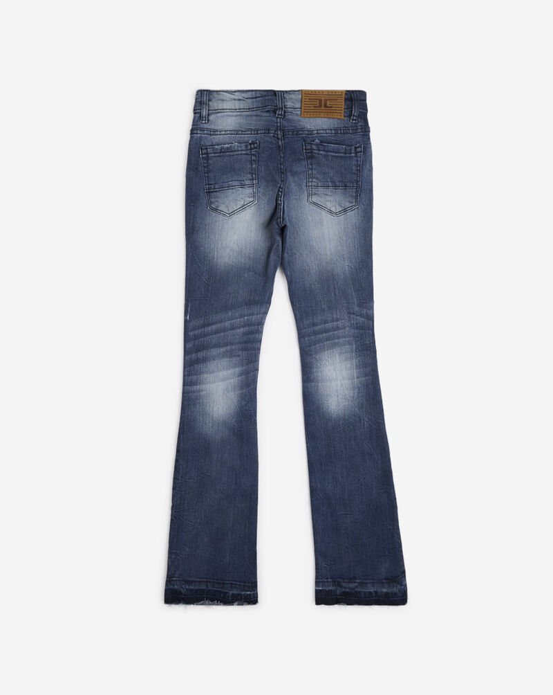 Jordan Craig Kids' Distressed Stacked Denim JTF200B-DEE Blue 2