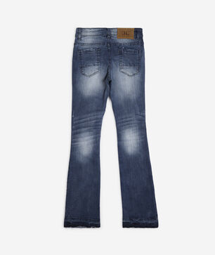 Kids' Distressed Stacked Denim