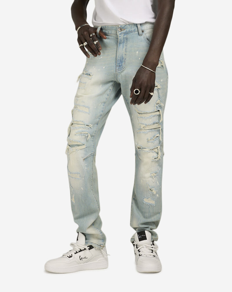 Decibel Heavy Rip and Repair Jeans JP24534SN-BLU Blue 1