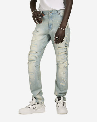 Heavy Rip and Repair Jeans