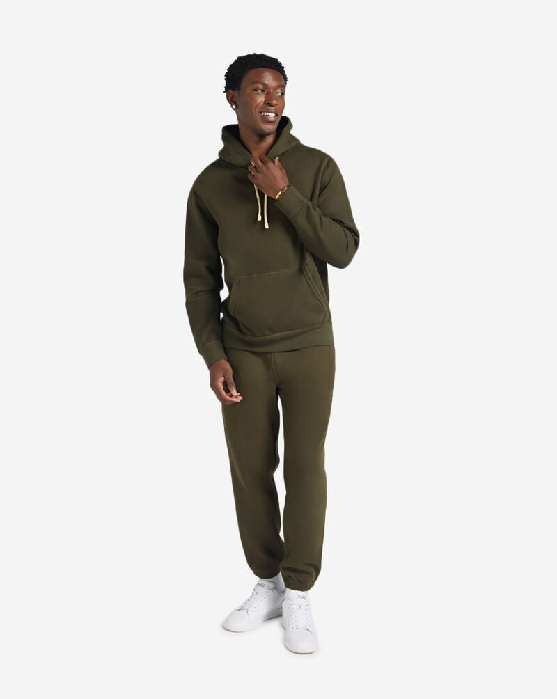 Polo Ralph Lauren RL Fleece Pullover Hoodie  710766778024-OLV Green 4