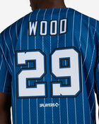 Mitchell  Ness Homestead Grays James Wood Authentic Batting Practice Pinstripes Jersey JY19303-HGRCBWH Blue 3