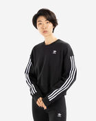 Adicolor 3 Stripe Cropped Sweatshirt