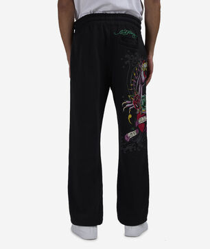 Panther Rose Fleece Pants