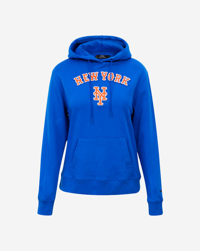 PRO STANDARD New York Mets Classic Fleece Pull Over Hoodie  LNMC34573-RYB Blue 1