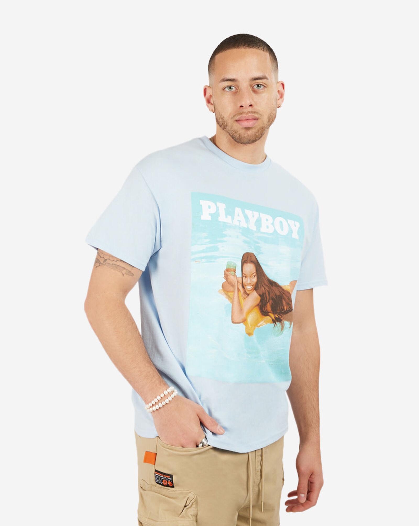 Shop Graphic Tees Playboy Pool Tee PBY120986 blue SNIPES USA