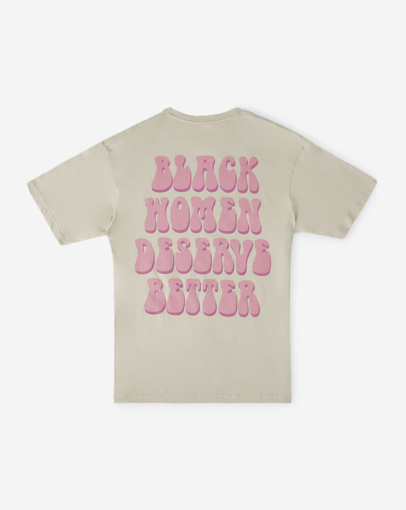 Support Black Colleges Support Black Colleges Tee SBC-SBWLOGSSTEE-SAND Beige 3