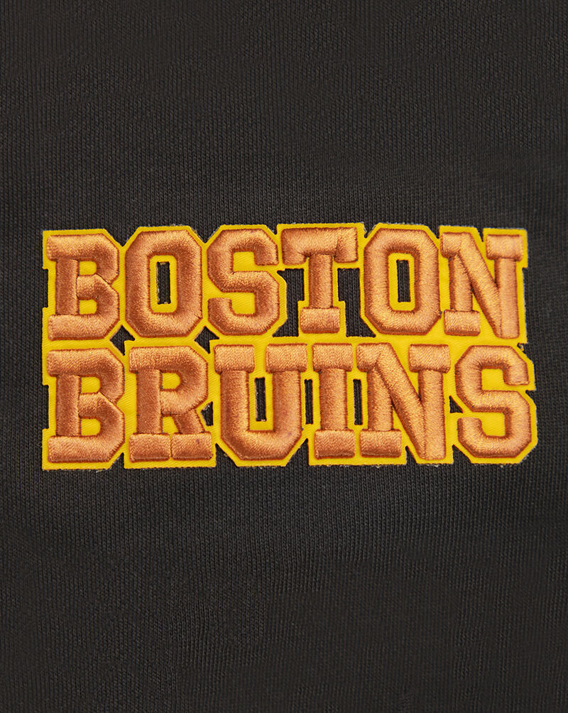 PRO STANDARD Boston Bruins Retro Classic Fleece Pullover Hoodie HBB567232-BYE Black 4