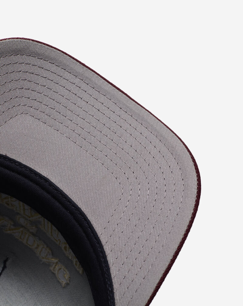 Field Grade Standing On Business Wool Trucker Hat 1005040 Red 4