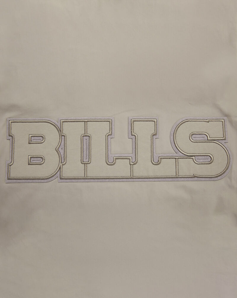 PRO STANDARD Buffalo Bills Neutral Twill Jacket FBB644723-TAU Beige 2