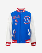 Big Boys' Atlanta Braves Retro Classic Rib Wool Varsity Jacket