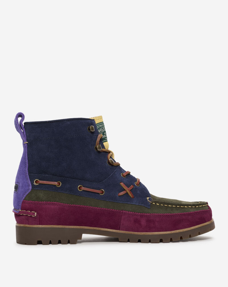 Polo Ralph Lauren Ranger Mid Color-Blocked Suede Boot 812949795001 Multi 5