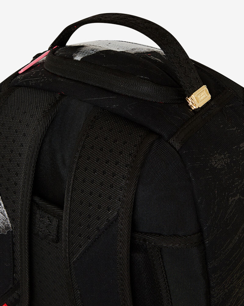 Sprayground Shark Central Sorbet Hand Painted DLX Cotton Backpack B7631 Multi 5