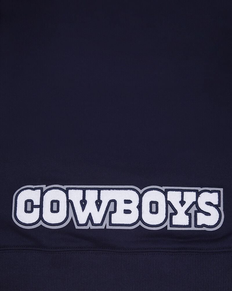 PRO STANDARD Dallas Cowboys Classic Fleece Cropped Pull Over Hoodie FDCC410316-MDN Blue 2