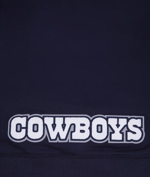 Dallas Cowboys Classic Fleece Cropped Pull Over Hoodie