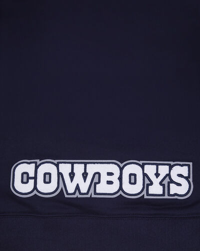 Dallas Cowboys Classic Fleece Cropped Pull Over Hoodie