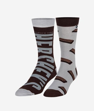 Hersheys Bars Split Crew Straight Socks