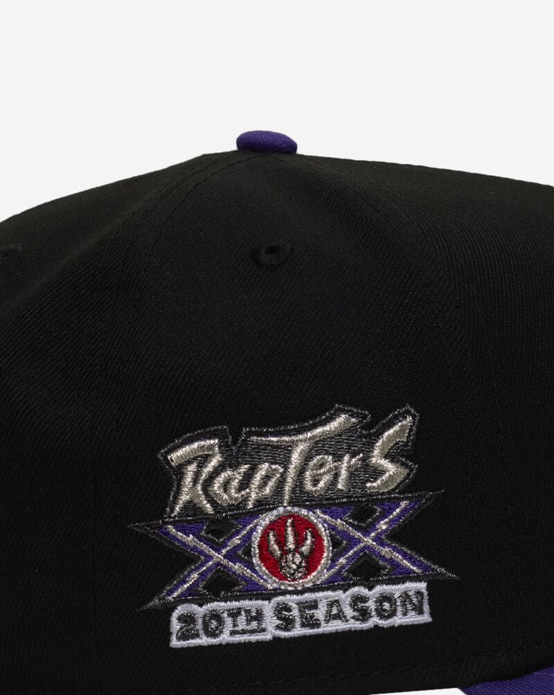 New Era 9Fifty Toronto Raptors Metallic A-Frame Snapback Hat 71104632 Black 2