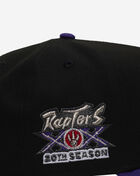 New Era 9Fifty Toronto Raptors Metallic A-Frame Snapback Hat 71104632 Black 2