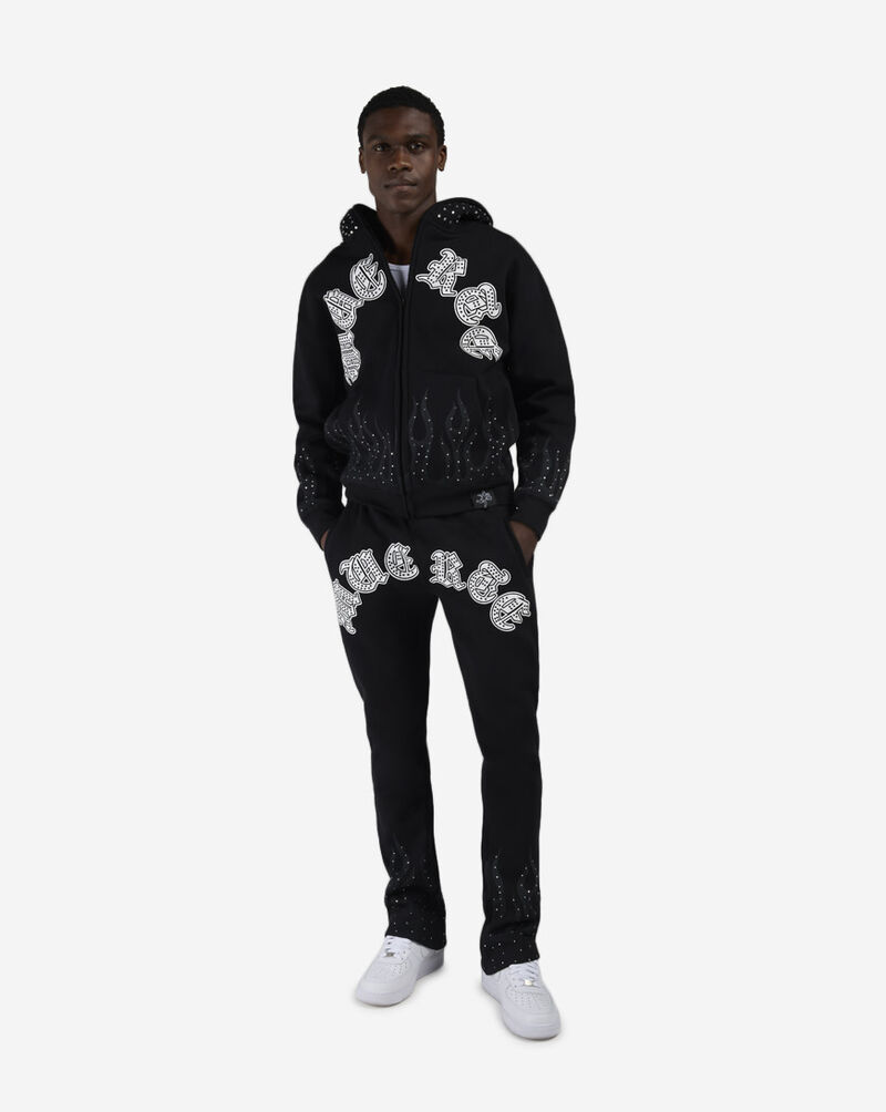 Hasta Muerte Muerte Flames Pants MUERTEFLMPNT-01 Black 5