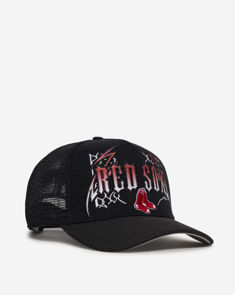 PRO STANDARD Boston Red Sox Breakout Wool Blend Pro Pinch Snapback Hat LBR7316322-BLK Black 1