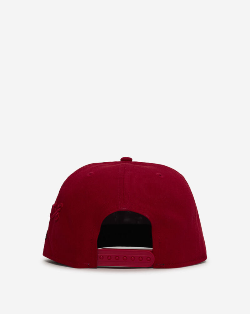 New Era 9Fifty San Francisco 49ers Script A-Frame Snapback Hat 60957158 Red 3