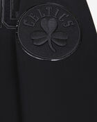 Boston Celtics Triple Black Double Knit Pull Over Hoodie
