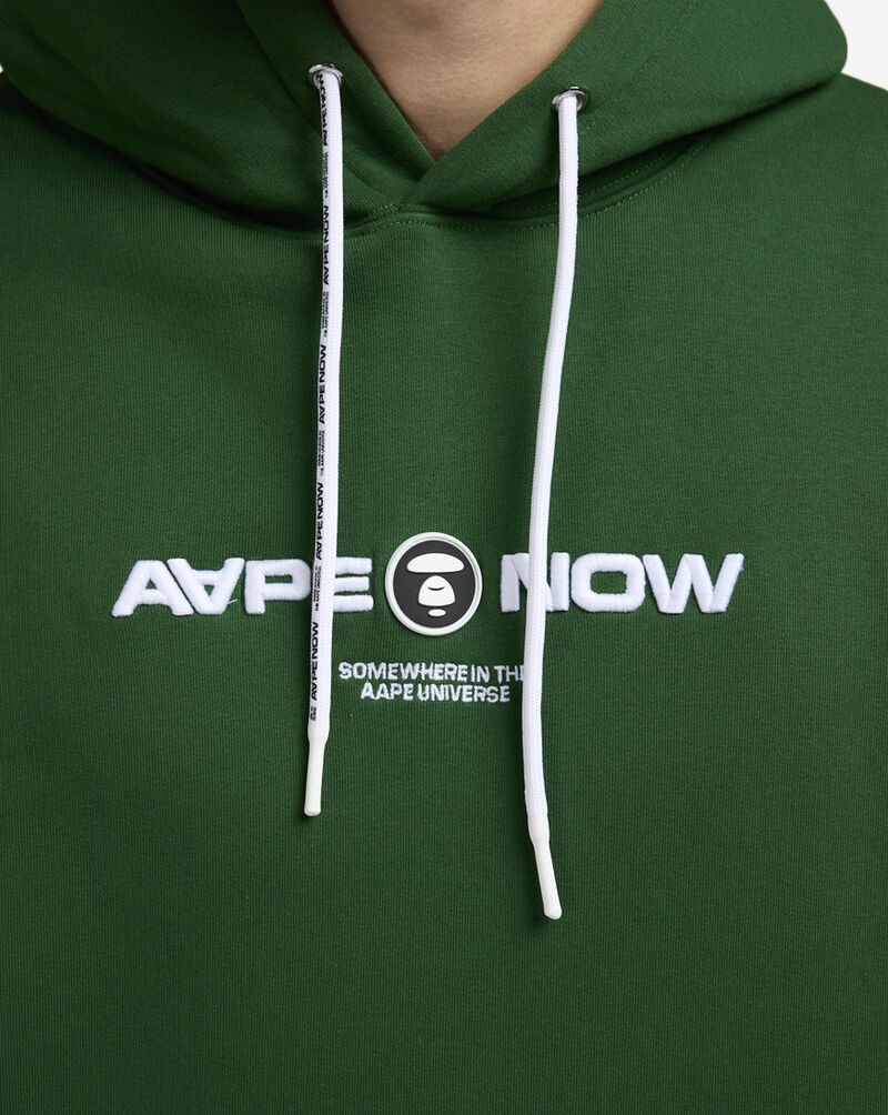 AAPE Dip Dye Fleece Hoodie AAPSWMB325XXNGRX Green 3
