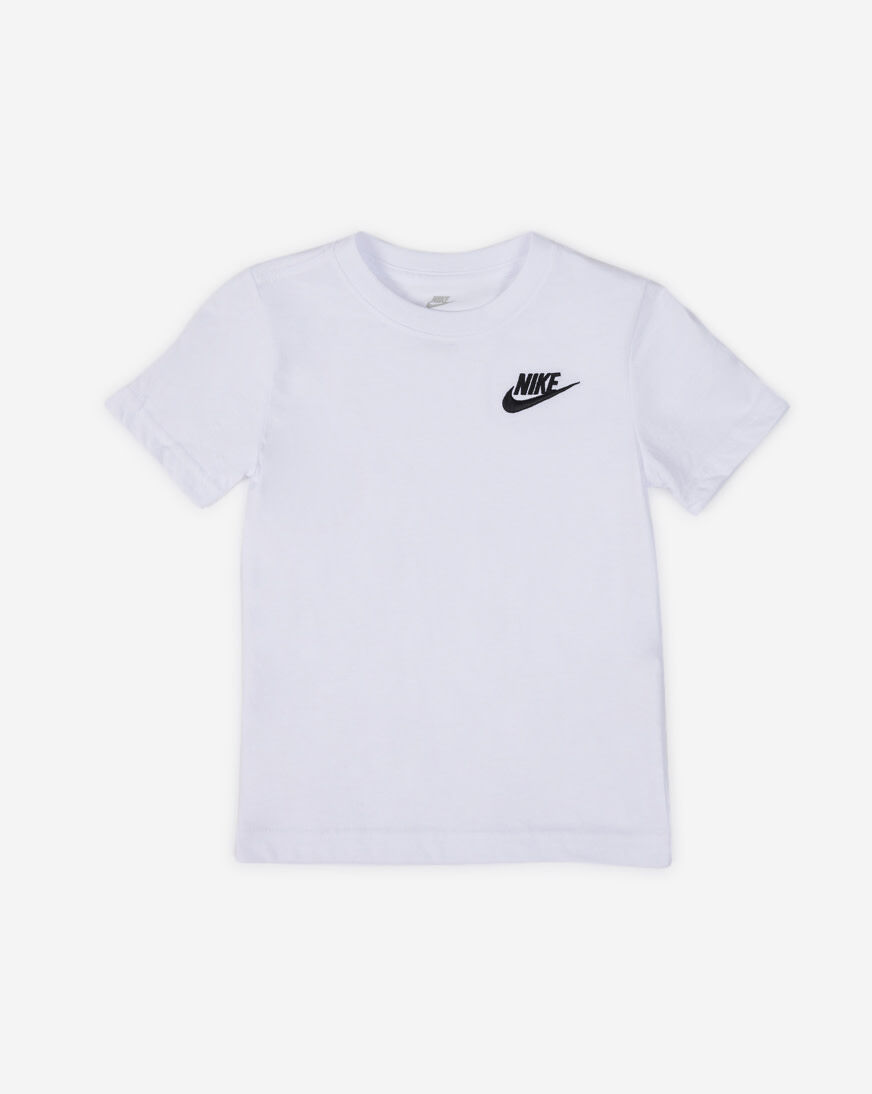 Shop Nike Kids Basic Tee 86C545 001 white SNIPES USA