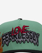 Field Grade Love Fearlessly Vampire Twill Trucker Hat 1005400 Blue 2