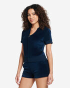 Big Bling Velour Full-Zip Hoodie