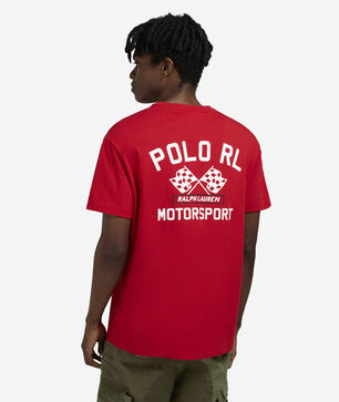 Classic Fit Slub Jersey Graphic T-Shirt