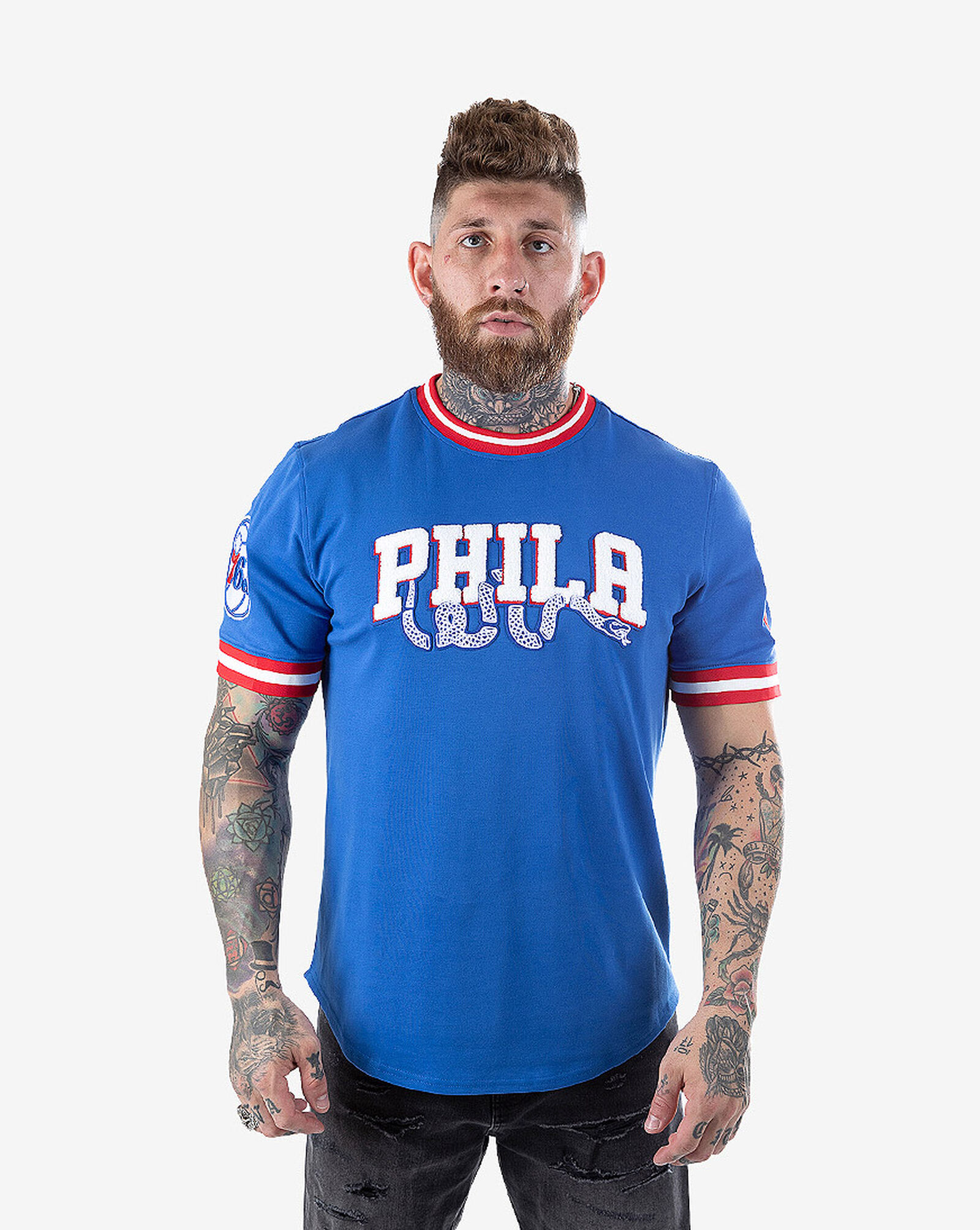 Shop Pro Standard Philadelphia 76ers Pro Team Tee BP7152780 blue