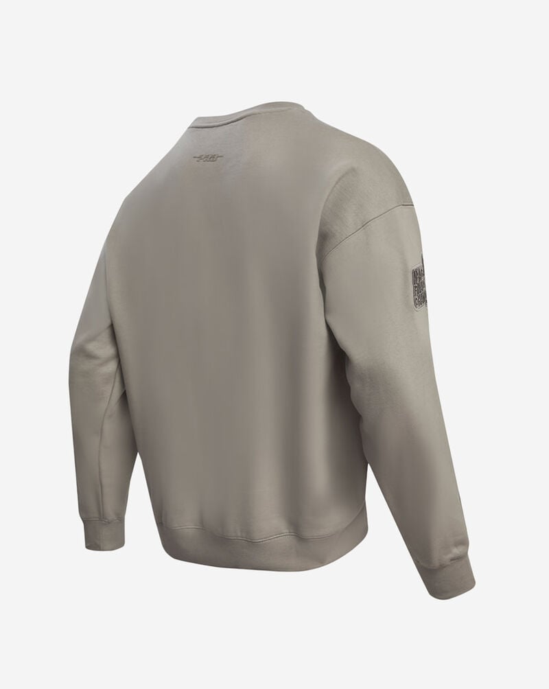 PRO STANDARD Chicago Bulls Neutral Drop Shoulder Fleece Crewneck BCB557094-TAU Beige 3