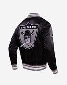 PRO STANDARD Las Vegas Raiders Retro Classic Rib Satin Jacket FOR643570-BGY Black 3
