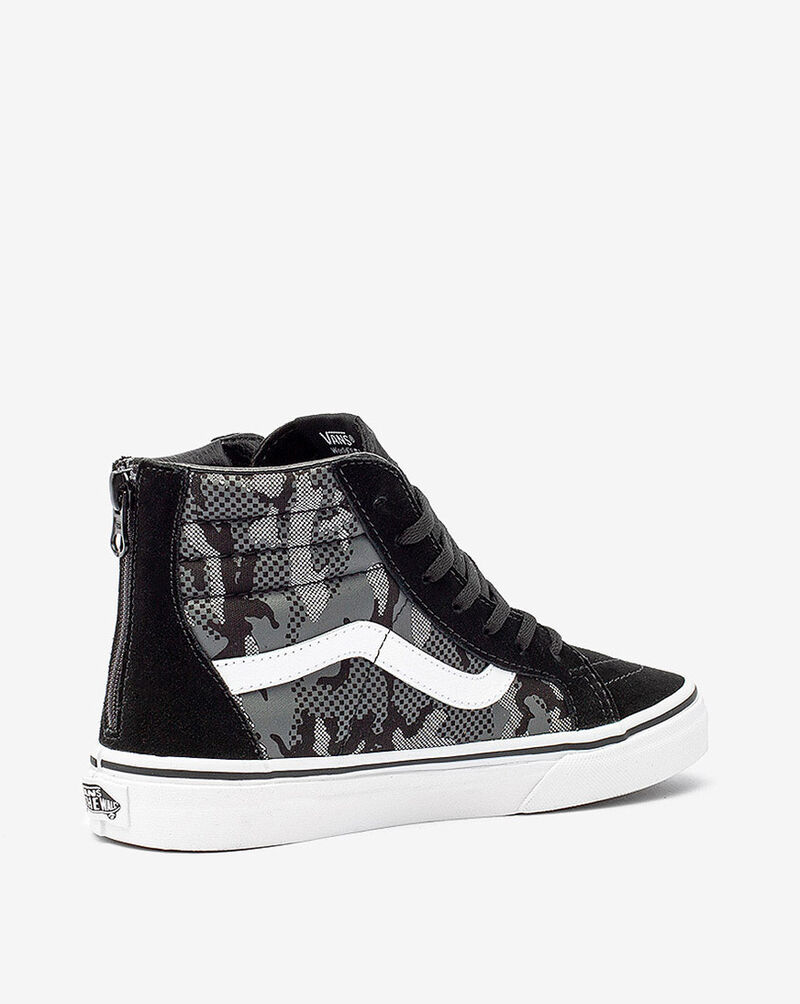 Vans Grade School Pattern Camo SK8-HI Zip VN0A4UI40GS Black 3