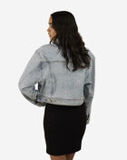 All-Over Rhinestone Denim Jacket