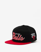 Chicago Bulls Flat Script Snapback Hat