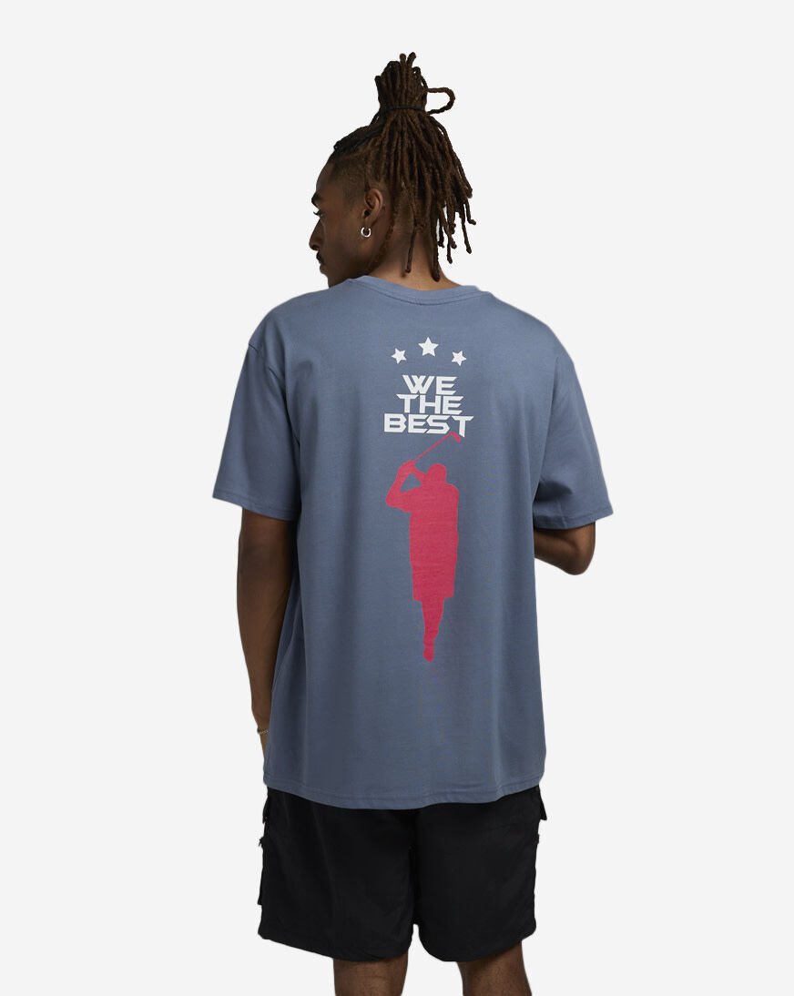 Shop WE THE BEST Lets Golf Photo Tee LGG011-02428 blue