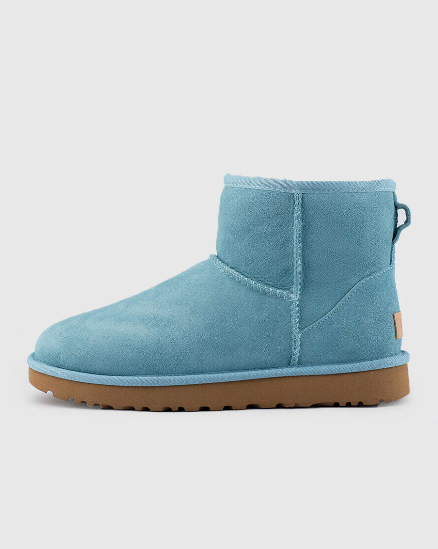blue leather ugg boots