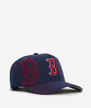 Boston Red Sox Pro Pinch Triple Logo Snapback Hat