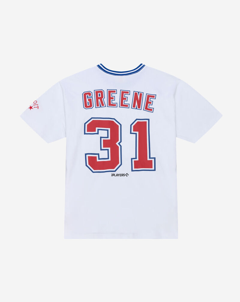Mitchell  Ness Detroit Stars Riley Greene Traditional Tee SS19281-DSAWHBL White 3