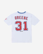 Mitchell  Ness Detroit Stars Riley Greene Traditional Tee SS19281-DSAWHBL White 3