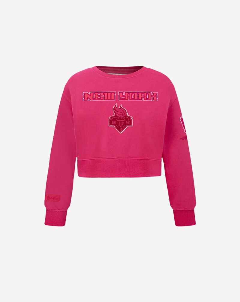 PRO STANDARD Big Girls' New York Liberty Classic Triple Pink Crewneck  WNLBC70123-BPU Pink 1